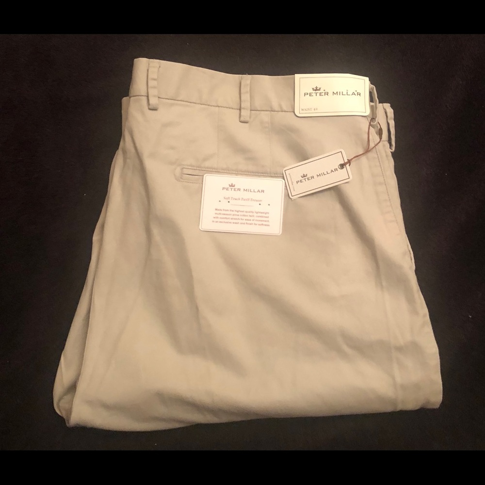 New Peter Millar Soft Pima Twill 42 MSRP $145
